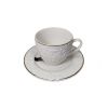 Harmony Чашка кавова 100мл з блюдце порцел. білий Гармонія