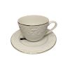 Harmony Чашка кавова 250мл з блюдце порцел. білий Гармонія