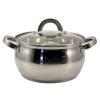 ZB-A-3S Каструля сферична 3,0л нерж.сталь скл.кришка