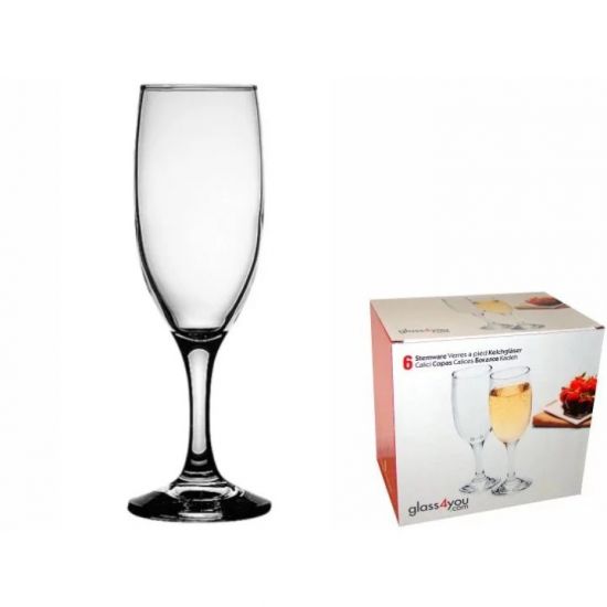 Сієна келих/шампанське набір 6шт*190мл h-18,8см под.упак. 44419-G4Y