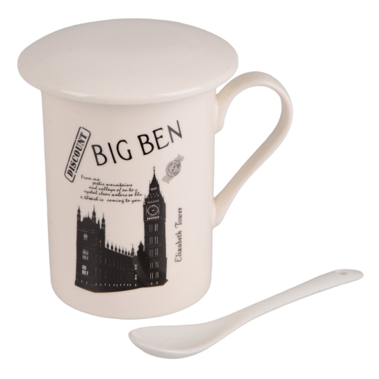 Чашка LED CITY / 300 мл в ас-ті в уп. B060356