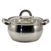 ZB-A-6S Каструля сферична 6,0л нерж.сталь скл.кришка