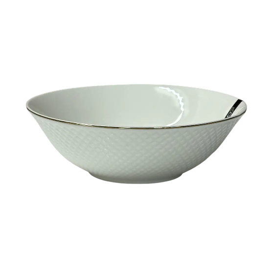 Crystal Салатник 7" d-18см порцел. білий Кристал