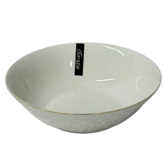 Pearl Салатник 9" d-23см порцел. білий Перлина