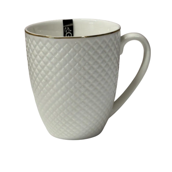 Crystal Кухоль 400мл порцел. білий Кристал