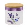 ZFC465-LV Банка керам. 450 мл. дерев. кришкою Лаванда