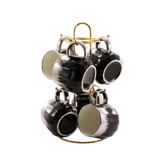 XWY6855-4 Набор фарфоровых кружек, 6 шт., 230 мл, цветной