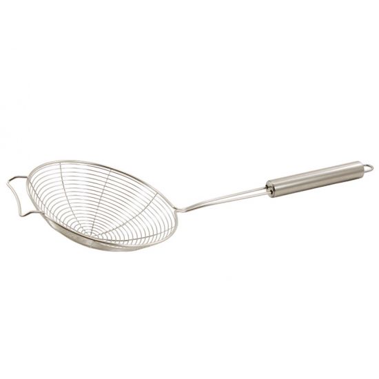 B035-14 Сито-шумівка 14см нерж.сталь довга ручка