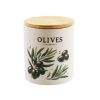 ZFA 982 BO Банка керам. 650мл дерев. кришкою Оливки