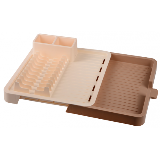 Сушарка для посуду розсувна Violet House 0697 Beige