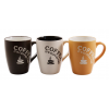 KW 151 Керамическая кружка 340 мл «Время кофе» MIX (по 6 шт. в упаковке)