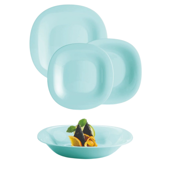 Сервіз Luminarc Carine Light Turquoise, 18 предметів P7628
