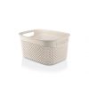 Корзина 3,3 л Drop Design кремовая M-162 (23,5 × 17,5 × 12 см)