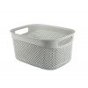 Корзина 6,6л 29*21,5*15см Drop Design серая M-163