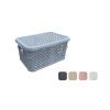 Корзина с крышкой 1,25л Pearl mini антрацит 2131 10