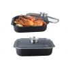 Гусятниця 5,1л прямокутна скл.кришка 32*22*11см EB-4608