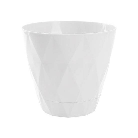 Горщик для квітів Violet House 0200 PRIZMA WHITE 5 л