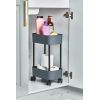 Этажерка 2-х ярусна Violet House 6021 Honeycomb GREY 17х27х43 см 6021 Honeycomb 2 пол. GRE