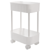 Этажерка 2-х ярусна Violet House 6021 Honeycomb WHITE 17х27х43 см 6021