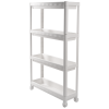 Етажеркая 4-х ярусна Violet House 6014 Long Shelf WHITE 54х18х91 см