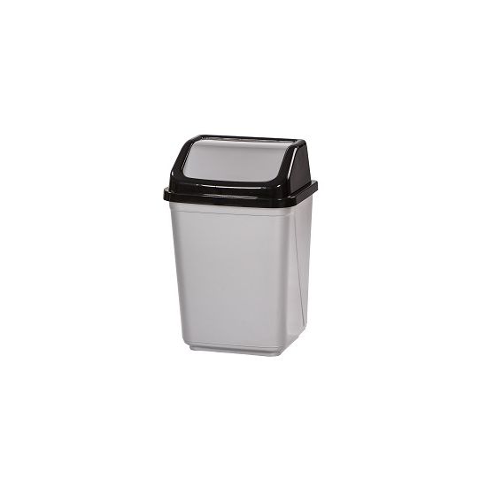 Контейнер для сміття Violet House 0099 Metalice Black 20 л