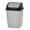 Контейнер для сміття Violet House 0099 Metalice Black 20 л