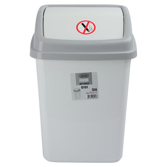 Контейнер для сміття Violet House 0101 White, 5 л 0101