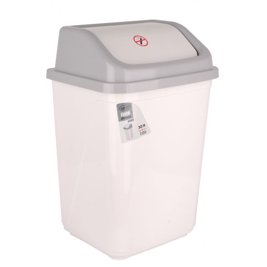 Контейнер для сміття Violet House White 0098  с/кр.30 л