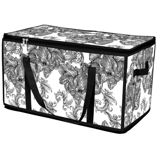 Кошик Idea Home DB-28 Anthracite Flowers 60x30x30 см DB-28 прям. з/кр з/блиск