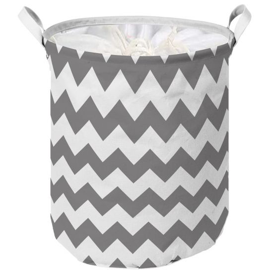Кошик Idea Home LY-03 Zig Zag 35х45 см LY-03 круг. ткан. з/кр Zi