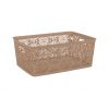 Корзина VIOLET HOUSE CREAM “Ажур” 0504 №4 CR без крышки (14 л)