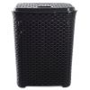 Корзина для белья Violet House 0778 “Ротанг” Anthracite 45 л