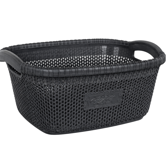 Корзина для белья Violet House 1003 “Виолетта” Anthracite 28 л