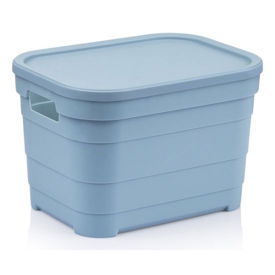 Кошик з кришкою 3,8л Pyramid 00638 Blue