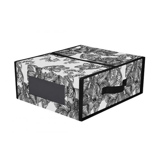 Органайзер 15*38,1*32,5см Idea Home Anthracite Flowers BS-S01