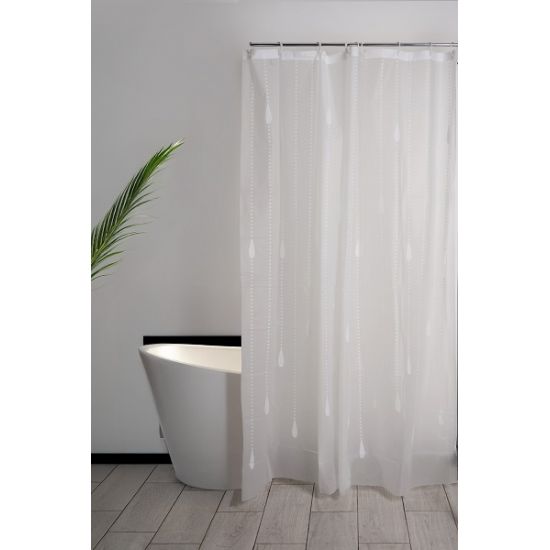 Штора для ванної 180*200см Idea Home Grey-Drop DS-SC260