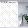 Шторка для ванної Idea Home ZHY393-1 Bricks ZHY393-1