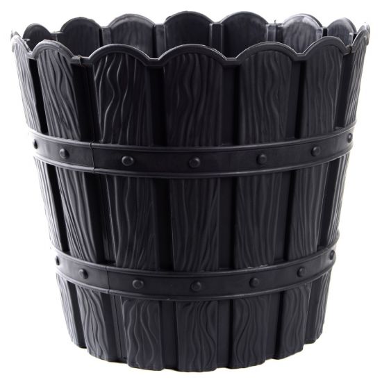 Горщик для квітів Violet House 1048 BAMBOO DARK GREY 7 л.