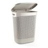 Кошик з кришкою 52л 45*37,5*57см Drop Design св-сірий M-170