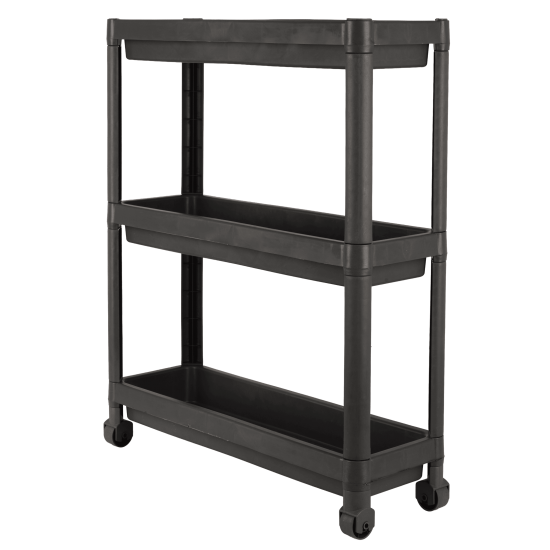 Етажерка 3-х ярусна Violet House 6015 Long Shelf 3 GREY 54х18х67 см