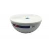 Миска для салату 21см з кришкою White Cement 910021