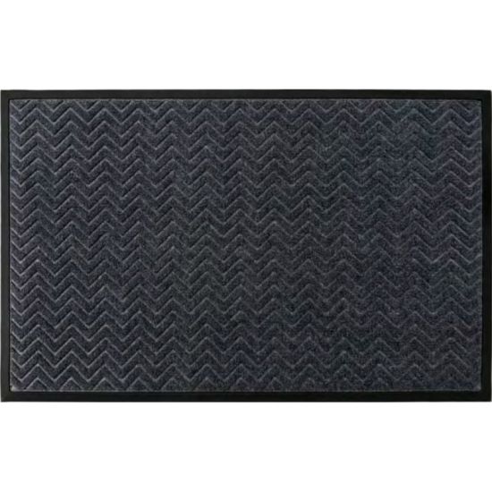 Килимок придверний LUX 120*180см т-сірий 6133M