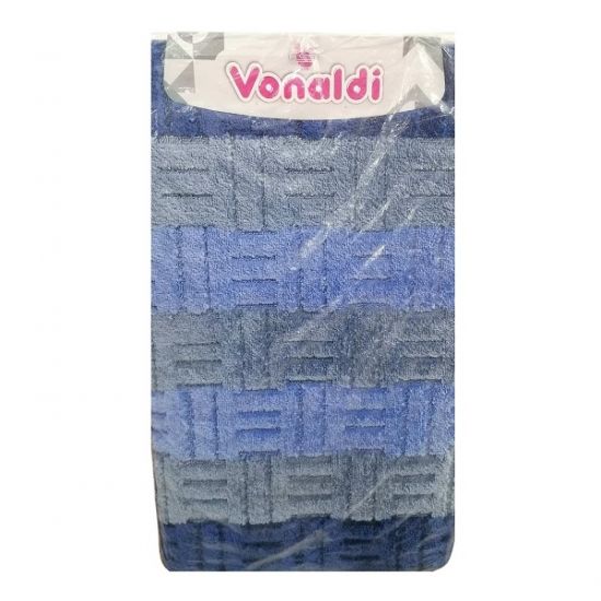 Набор ковриков для ванной Vonaldi Standart 02219 (2156), голубой (60×100 см + 60×50 см)