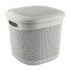 Кошик з кришкою 15л 32*30,5*28см Drop Design хол-зелений M-166