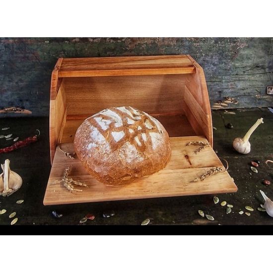 Хлібниця-дошка обробна 37*24*19см Bread 8920B