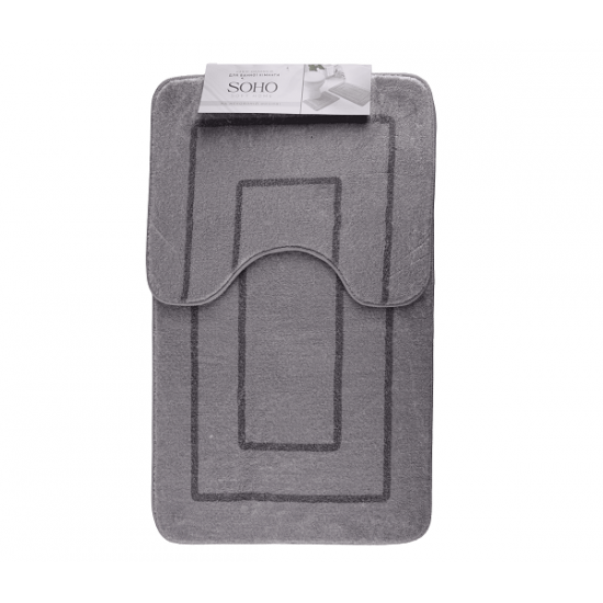 Набір килимків для ванної 50*40см 50*80см Soho Gray