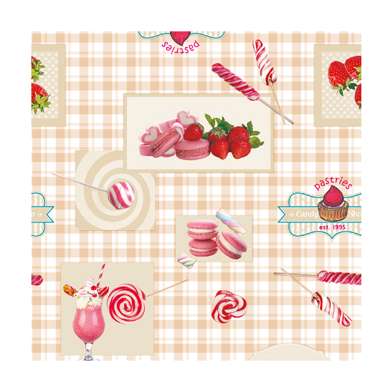 Клейонка Dekorama ПВХ на нетканій основі 1,40*20м 240 B