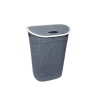 Кошик з кришкою 52л Євров'язка 40*36*60 сірий LA-150