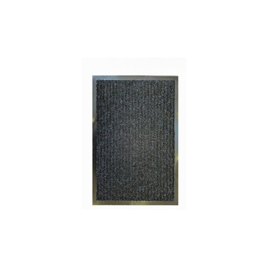 Килимок придверний Doubl Stripe 40*60см подвійна смуга чорний 62334