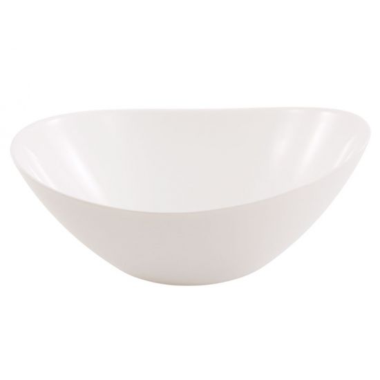 WHITE Салатник овальний №10 склокераміка LCW100 (по 6шт в уп)